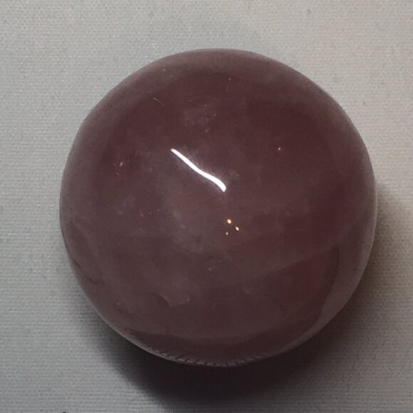 Rose Quartz Ball Polished Sphere - Picture 8 of 12